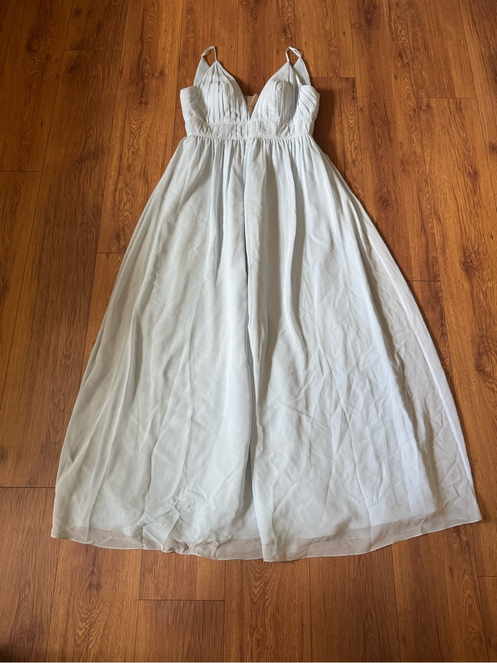 Revelry Chiffon Sky Blue (color 962) Dress